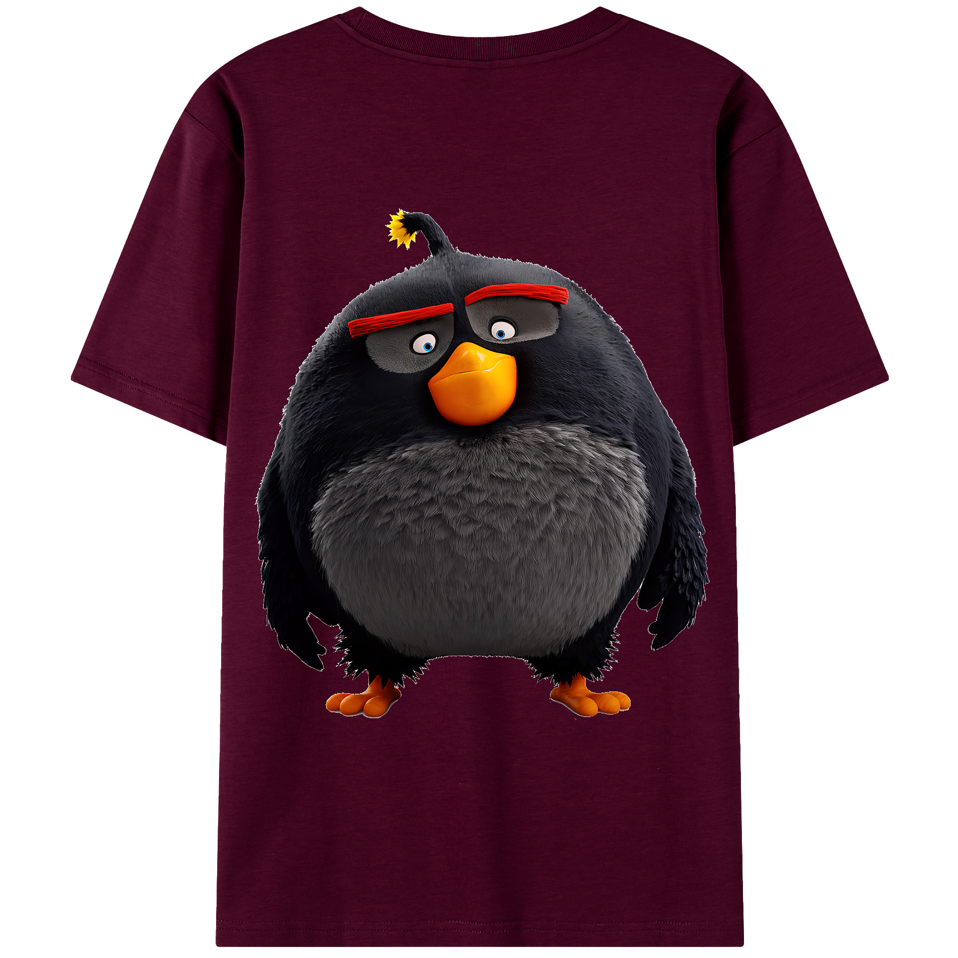 （画像用） Angry Birds アングリーバード レディース半袖Tシャツ(バックプリント)